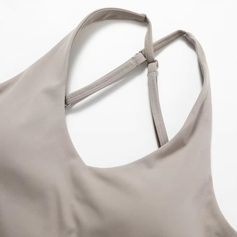 Women's Athletic Sports Bra With Biker Shorts Set